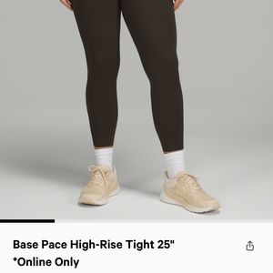 Lululemon Base Pace Leggings - Army Green